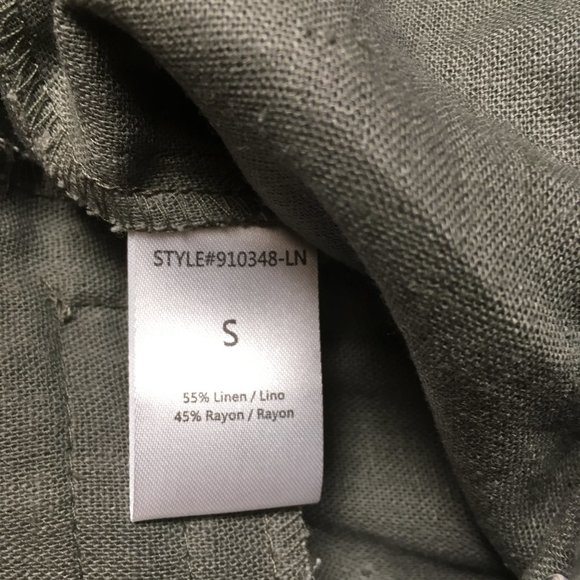 HAVE Women's Capri Olive Green Pants NWOT Sz S - Picture 7 of 7